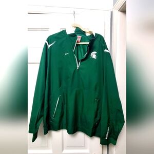 Michigan State Spartans Dri Fit Windbreaker/Pullover